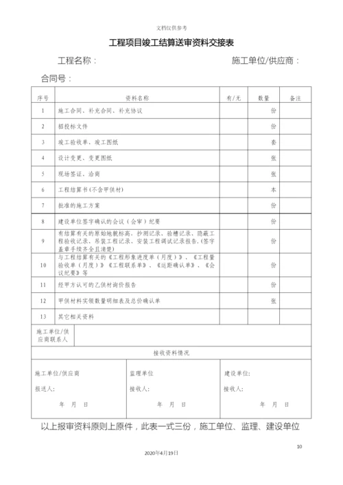 工程竣工结算管理制度.docx