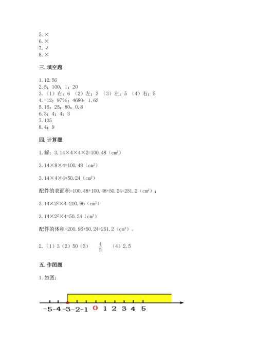 广东省小学毕业考数学试卷含答案（b卷）.docx