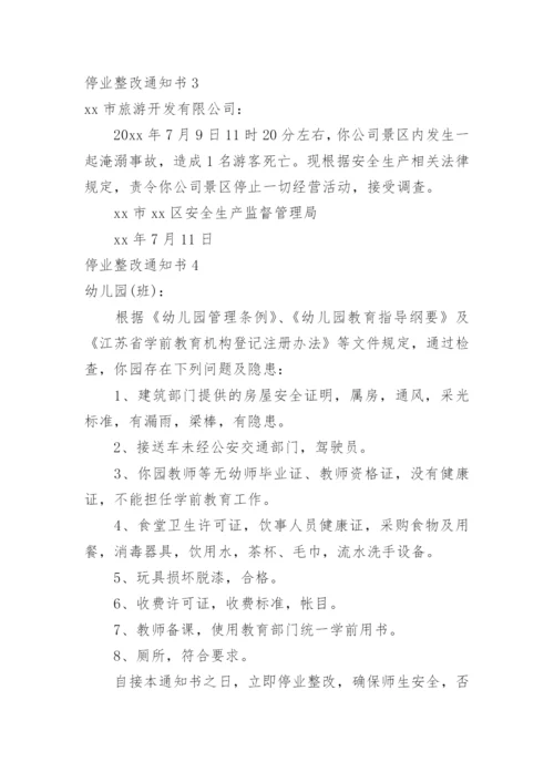停业整改通知书.docx