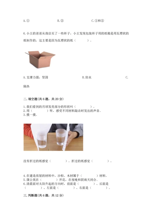 教科版科学二年级上册《期末测试卷》精品【名师系列】.docx