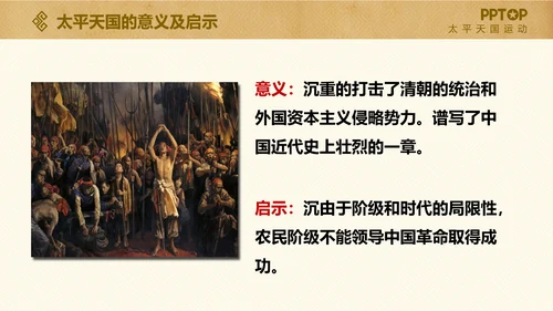 太平天国历史活动课件PPT模板