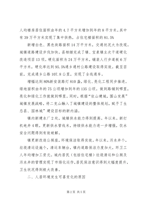 城市人居环境整改调研报告.docx
