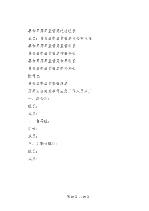 药品安全突发事件应急预案 (7).docx