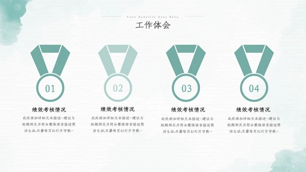 2022年中总结季度月度工作述职报告ppt