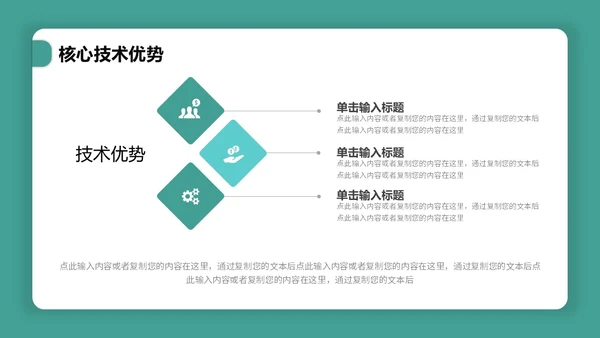 简约卡片式产品介绍PPT模板