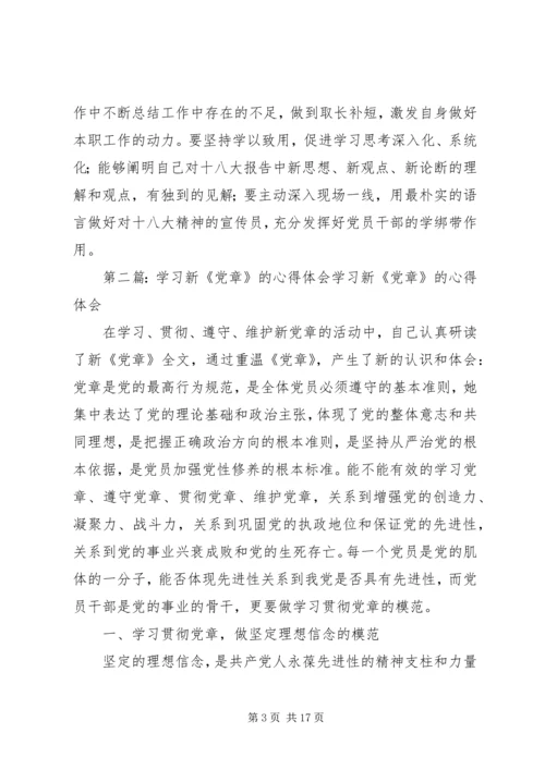 学习新《党章》体会 (3).docx