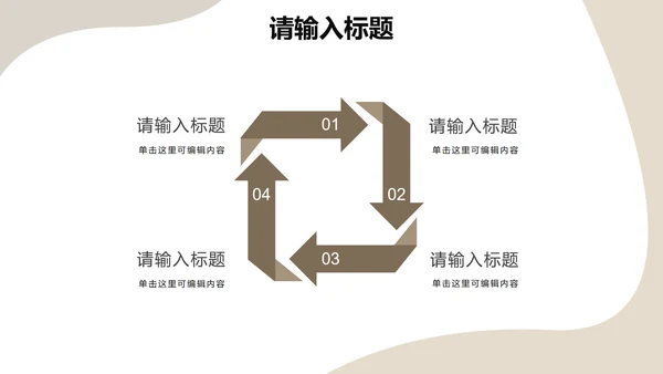 简约几何莫兰迪色工作汇报PPT模板