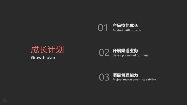 简约风产品经理职级晋升PPT模板