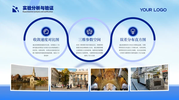 蓝色系课题研究毕业论文答辩PPT模板