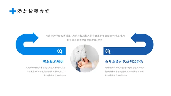 2023简约医疗医护卫生健康工作总结PPT模板