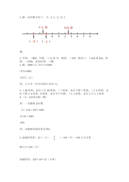 河南省平顶山市六年级下册数学期末考试试卷ab卷.docx