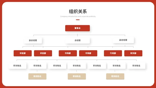 简约红色渐变产品发布会新品发布会公司介绍企业介绍ppt模板