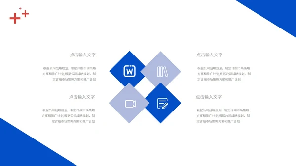 蓝色简约风医护从业者总结汇报PPT模板