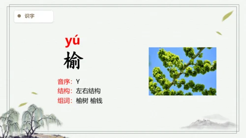 【2024秋季学期】21.古诗词三首生字识记课件