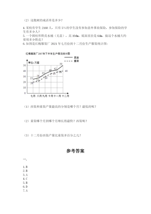 最新西师大版小升初数学模拟试卷精品（夺冠）.docx