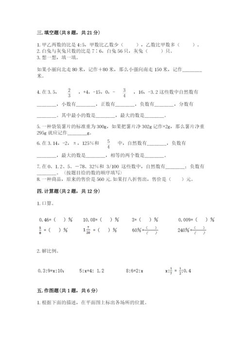 洮南市六年级下册数学期末测试卷及一套参考答案.docx