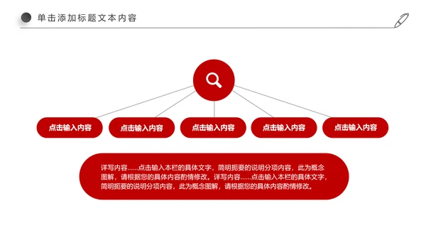 红色简约大气中国银行ppt模板