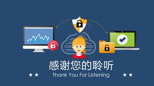 网络安全信息安全大数据云服务ppt模板