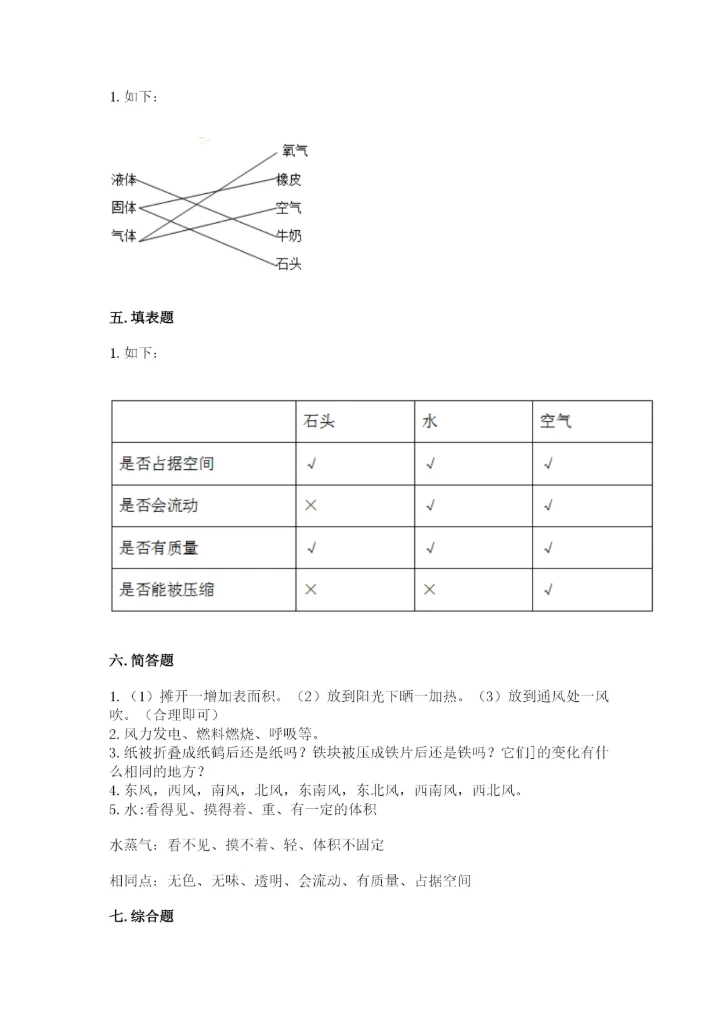 教科版小学三年级上册科学期末测试卷（轻巧夺冠）.docx