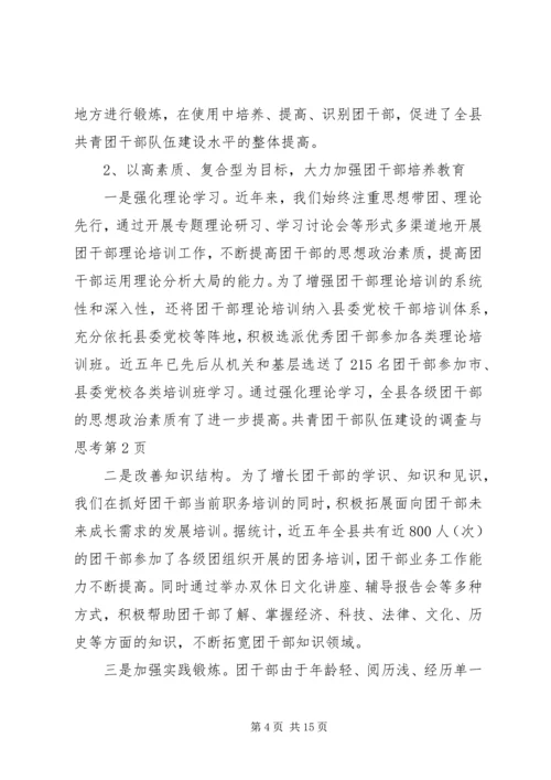 共青团干部队伍建设的调查与思考 (16).docx