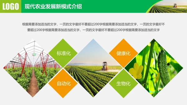 水果蔬菜农业招商农产品宣传通用PPT模板
