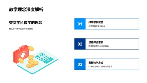 交叉学科教学实践PPT模板