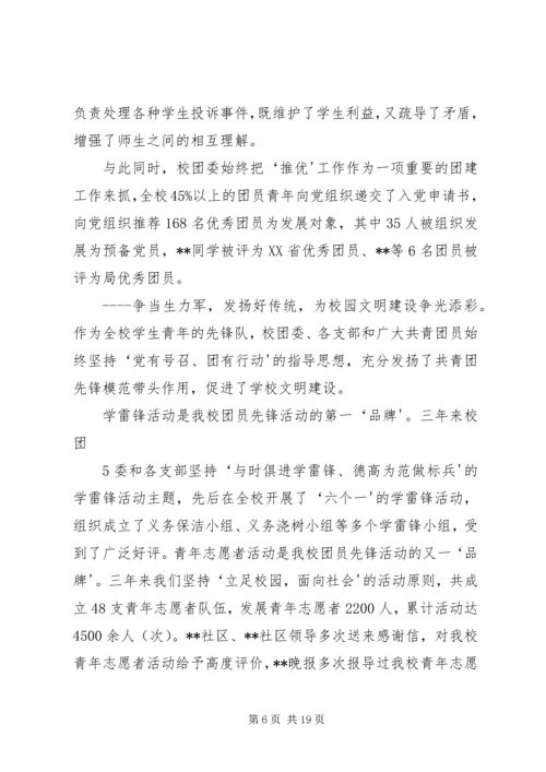 在共青团XX市第X次代表大会上的工作报告 (2).docx