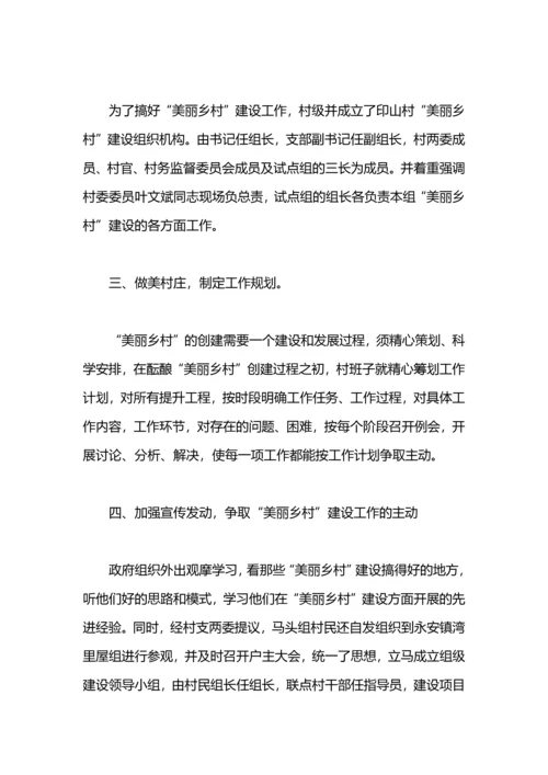 村镇幸福美丽乡村建设工作总结.docx