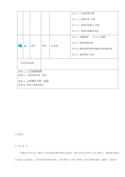 公司质量手册文案.docx