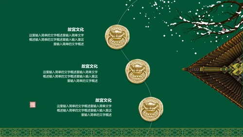 上新了故宫博物馆紫禁城通用PPT模板