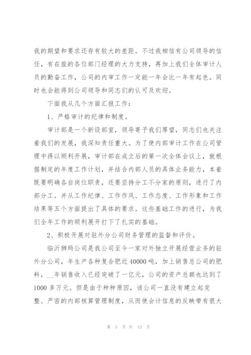 审计助理年度工作总结5篇.docx