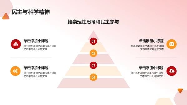 红色党政风五四运动五四精神PPT模板