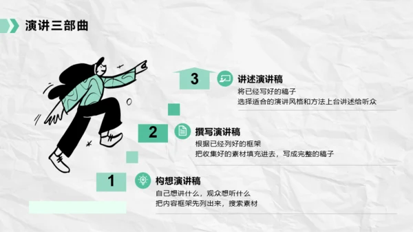 绿色插画风如何提升公众演讲能力