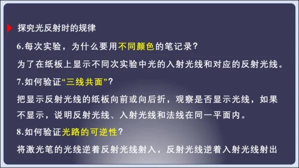 【人教2024版八上物理精彩课堂（课件）】4.6  第四章 光现象 章末复习