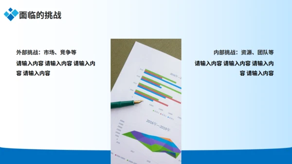 蓝色简约工厂车间工作汇报通用PPT模板