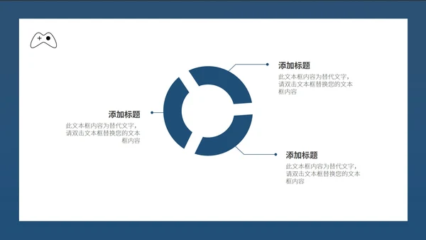 蓝色科技风游戏联合合作策划方案PPT模板