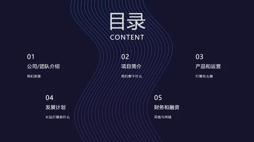 招商投资商业计划书通用PPT
