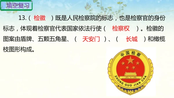 六年级上册道德与法治第三单元我们的国家机构复习课件