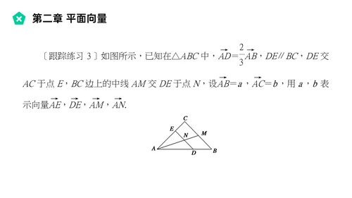 平面向量的线性运算数学教学PPT课件模版