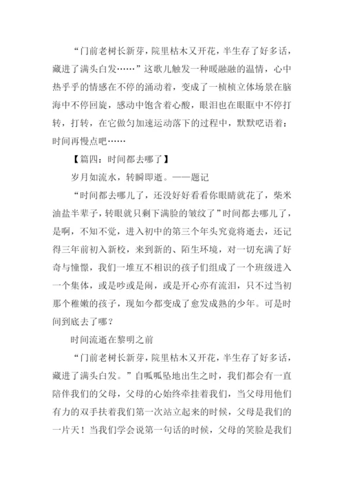 时间都去哪了作文1000字.docx