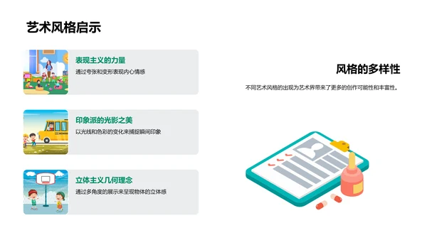 艺术大师创作解析PPT模板
