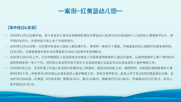 蓝色简约剪纸幼儿园教师法培训主题PPT模板法律