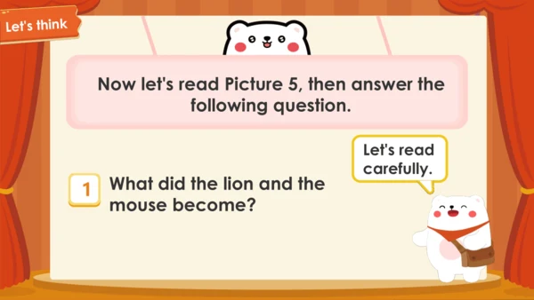 Unit 1 The lion and the mouse Period1（课件(共49张PPT)