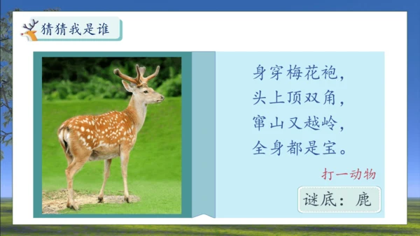 【核心素养】部编版语文三年级下册-7. 鹿角和鹿腿 第1课时（课件）