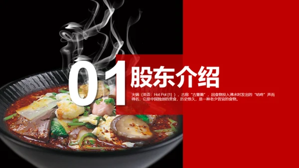 餐饮行业加盟商业计划书美食通用PPT模板