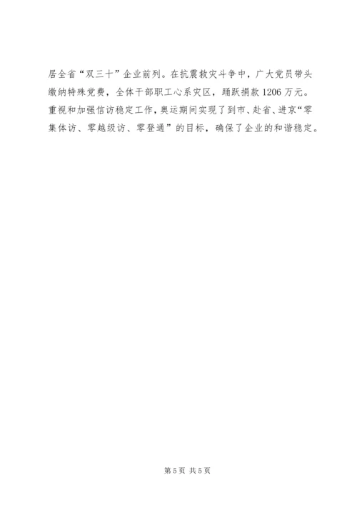 煤炭公司党委先进事迹材料.docx