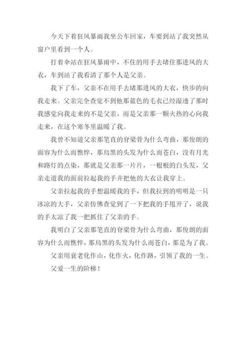 关于父爱的作文200字.docx