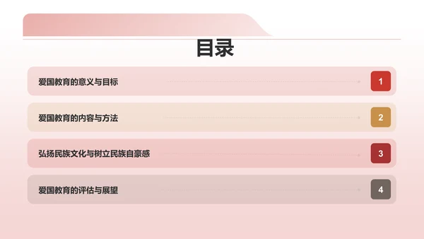 红色复古风爱国教育PPT模板