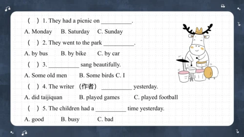 Module 8 Unit 1 They sang beautifully  课件(共62张PPT)