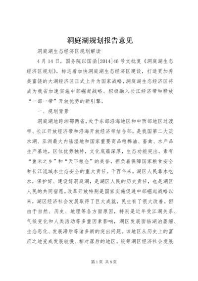 洞庭湖规划报告意见 (3).docx